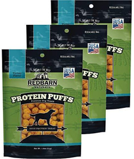 Redbarn Protein Puffs Dog Treat - Turkey